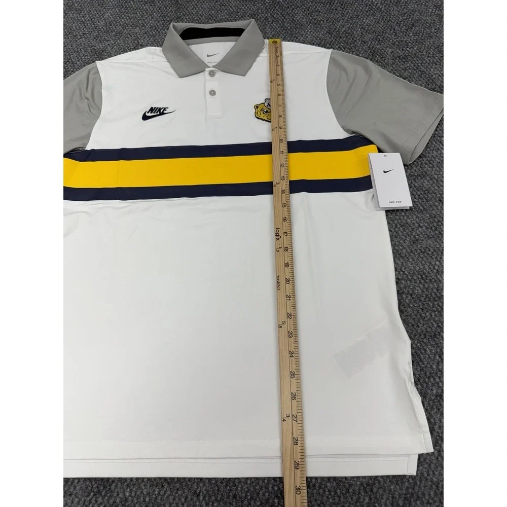 Michigan Wolverines Men's Medium Nike Legacy Logo Vapor Dri-FIT Polo Shirt - New - Picture 9 of 10